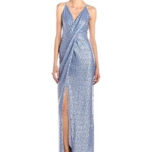 Halston Heritage Sequin Gown